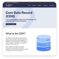 Core Data Record (CDR)